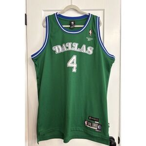 Jersey XXL Dallas Mavericks #4 Michael Finley 1987-88 Hardwood Classics Length+2